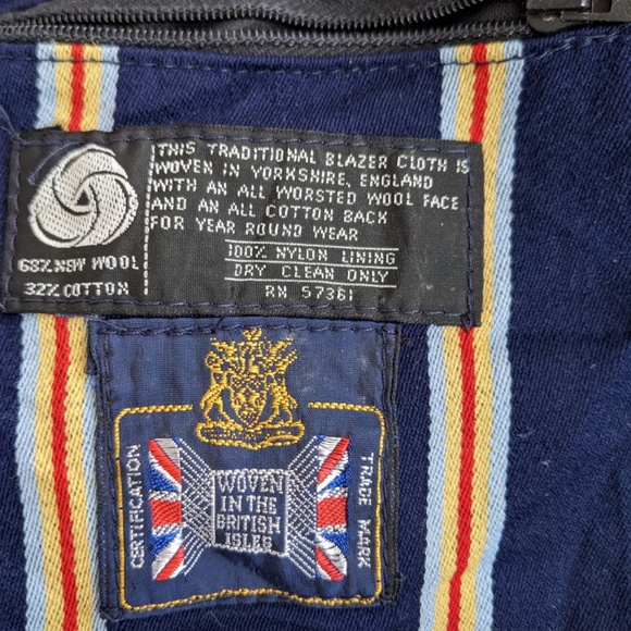 Harrow Chlothier striped navy blazer - Picture 4 of 4